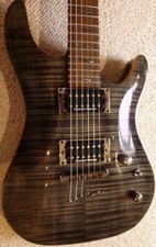 Cort KX Custom, Super Strat, flame grey, Seymour Duncan, Set Neck