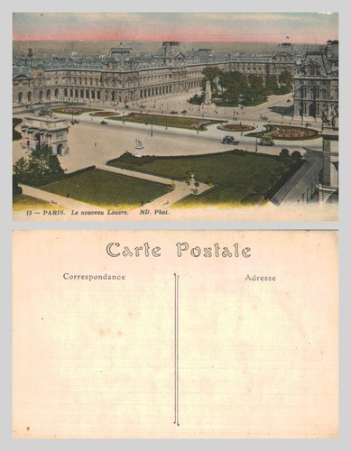 Alte postkarte paris - postkarte,