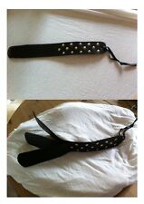 Edle 3 fach Leder Paddle Fächer B-Sortierung + Bauplan CD Pranger Strafbock 