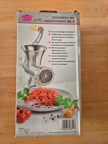 Gsw fleischwolf größe 8 - größe, nr.