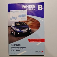Fahren Lernen B Klasse Lehrbuch mit Hörbuch von Heinrich Vogel Verlag