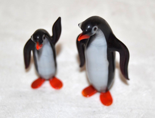 Glasfiguren pinguine - 2, "pinguine"