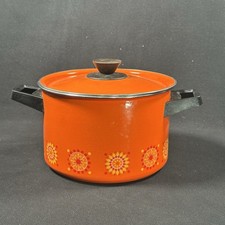 70er Jahre Emaille Topf Ø 21