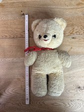 Kuschelweich Teddybär Plüschtier Stofftier Werbung Retro