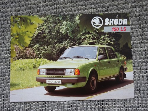 Skoda 120 prospekt sheet - 120,