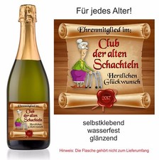 Aufkleber Flaschenetikett