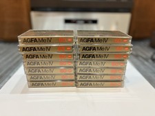 14x Agfa Pure Metal HDX MeIV 60min Kassetten Bespielt