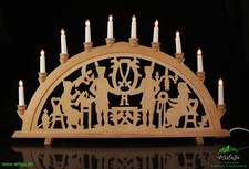 Schwibbogen Bergleute XL