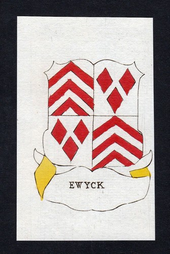 1800 ewyck wappen adel coat - wappen,