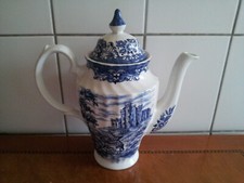 British Anchor Kaffeekanne Olde Country Castles,Keramik,1,2L,nie Gebraucht,Neuw