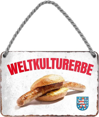 Hänge blechschild 18x12 - hänge,