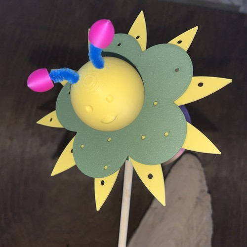 Wumsel biene mit windrad - -wumsel-,