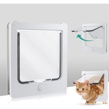 Katzenklappe Katzen Tür mit 4