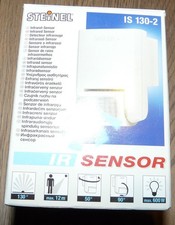 Steinel Bewegungsmelder IS 130-2 Weiß, 130° Bewegungssensor, 12 M Reichweite, Fü