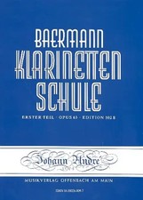 Carl Baermann | Klarinettenschule Band 2 Erster Teil op.63 Anfang der...