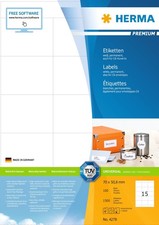 Etiketten Premium A4, weiß