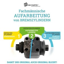 Aufarbeitung Radbremszylinder