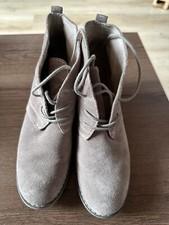 S. Oliver Damenschuhe 39, zum Schnüren, mit Keilabsatz, gebraucht, Beige