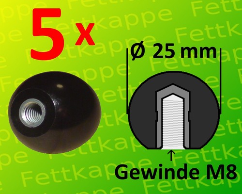 Kugelknopf m8 ø25mm - 5,