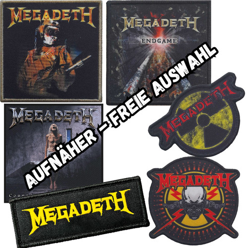 Megadeth patches aufnäher - patches, /