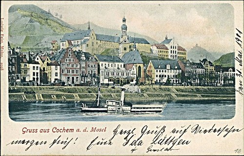 Ansichtskarte cochem - ansichtskarte,