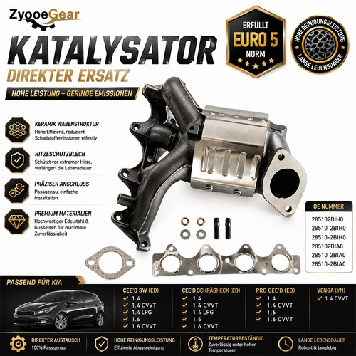 Katalysator kat kia - kia, sw