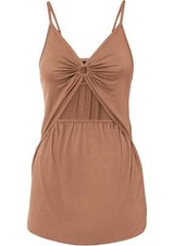 Spagetti-Top mit Cut-Out Gr