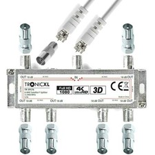 Profi 6fach iec verteiler - iec, tv