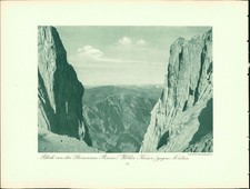 Kupfertiefdruck : Wilder Kaiser. Blick von der Steinernen Rinne (Wilder Kaiser) 