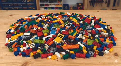 Lego konvolut kiloware - konvolut,