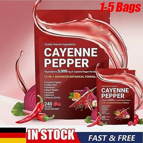 Cayennepfeffer weichkapseln - cayennepfeffer,