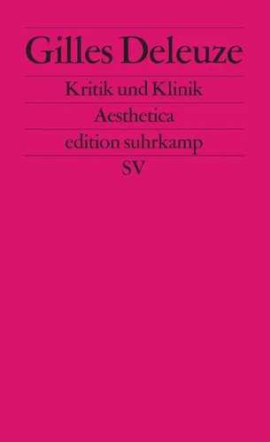 Kritik und klinik - kritik,
