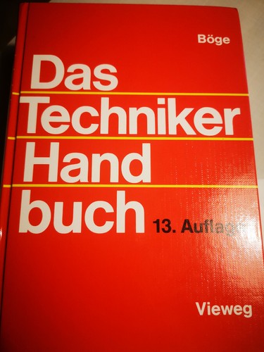Das techniker handbuch böge - techniker,