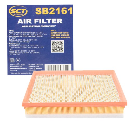 Luftfilter filter sct - sct, sb2161