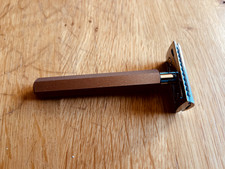 Mühle, Rasierer R HXG Bronze SR, Hexagon, Aluminium eloxiert