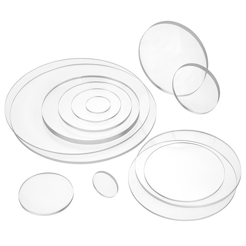 Runde acrylglasscheibe - runde,