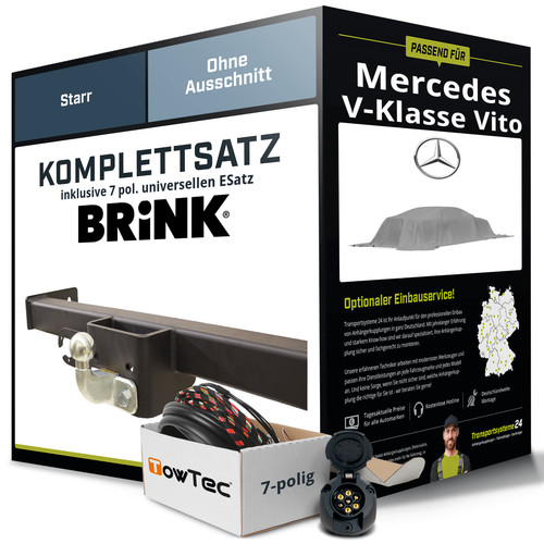 Anhängerkupplung brink starr - anhängerkupplung,