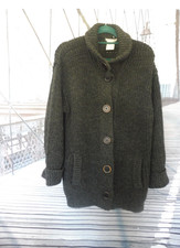 CHLOE ' DICKE WARME STRICKJACKE MIT ALPAKA  GR. 38- 42 (M)