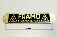 Typenschild f. Sattel