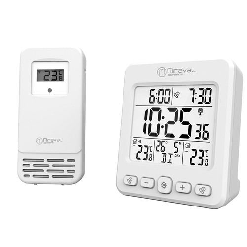Lcd funkwecker wetterstation - funkwecker,
