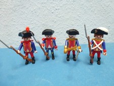 4x Garde Soldaten Waffen Figuren zu Piraten Western Playmobil 052