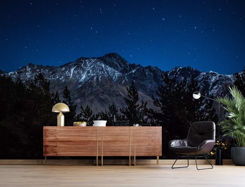 Nacht himmel berg q1217 - himmel,