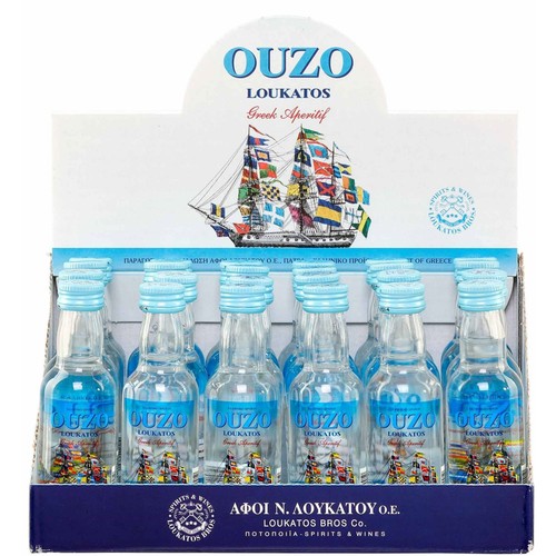 Ouzo loukatos 24x 0 - ouzo, 0,05l