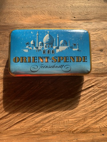 Vintage blechdose tabakdose - vintage,