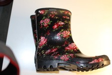 Gummistiefel Damen, Gr.40, Bunt,Blumendesign