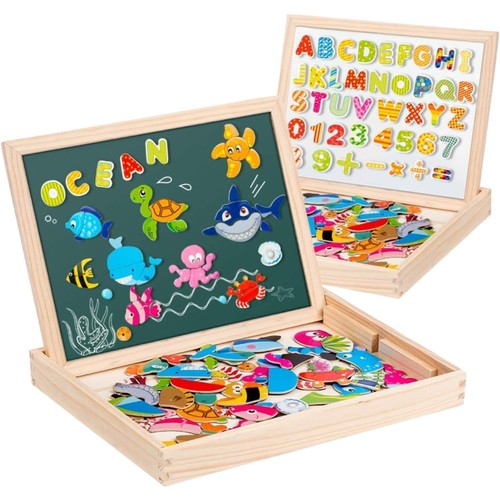 Holzpuzzle magnettafel kinder - magnettafel,