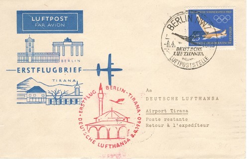 Erstflug deutsche lufthansa - erstflug,