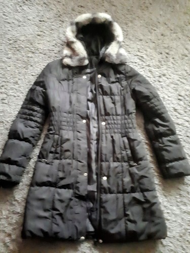 Winter mantel mit webpelz - winter,