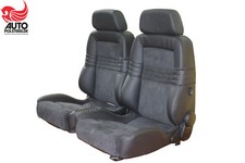 2 Recaro orthopäd Ergomed DS Paar Klimapaket Leder Alcantara neu bezogen