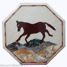 12 " Marmor Ecke Tischplatte